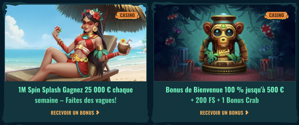 Offres bonus et promotions